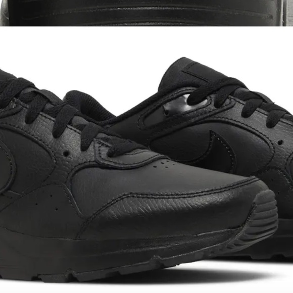Nike Air Max SC triple black ALL LEATHER * fairly rare - Picture 11 of 16